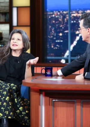 Tracey Ullman on 'The Late Show with Stephen Colbert' in New York